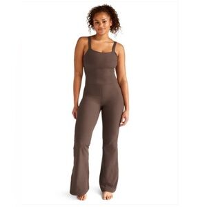 Beyond Yoga Spacedye Hit The Scene Jumpsuit - Truffle Heather M